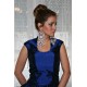 A-line Off-the-shoulder Knee Length Chiffon Sleeveless Bridesmaid Dress