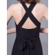 Stunning Black Jumpsuits Formal Evening Wedding Party Convertible Chiffon Long One Size Fits All Bridesmaid Dresses