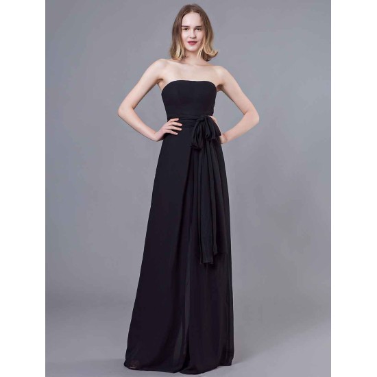 Stunning Black Jumpsuits Formal Evening Wedding Party Convertible Chiffon Long One Size Fits All Bridesmaid Dresses