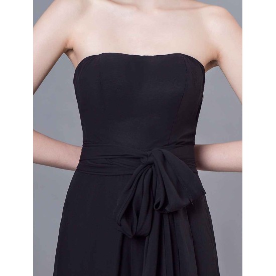 Stunning Black Jumpsuits Formal Evening Wedding Party Convertible Chiffon Long One Size Fits All Bridesmaid Dresses