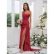 One Shoulder Classic Ruched Sleeveless Bridesmaid Dresses