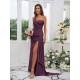 One Shoulder Classic Ruched Sleeveless Bridesmaid Dresses