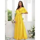V-Neck Elegant Short Sleeves Bridesmaid Dresses
