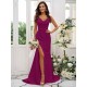 Gorgeous V-Neck Ruched Sleeveless Bridesmaid Dresses