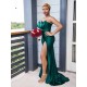 Charming Off-the-Shoulder Ruched Sleeveless Bridesmaid Dresses