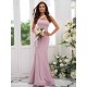 Designer Ruffles One Shoulder Sleeveless Bridesmaid Dresses