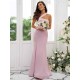 Designer Ruffles One Shoulder Sleeveless Bridesmaid Dresses