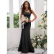 Designer Ruffles One Shoulder Sleeveless Bridesmaid Dresses