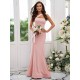 Designer Ruffles One Shoulder Sleeveless Bridesmaid Dresses