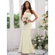 Designer Ruffles One Shoulder Sleeveless Bridesmaid Dresses