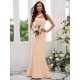 Designer Ruffles One Shoulder Sleeveless Bridesmaid Dresses