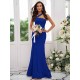 Designer Ruffles One Shoulder Sleeveless Bridesmaid Dresses