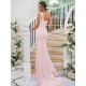 One Shoulder Classic Ruched Sleeveless Bridesmaid Dresses