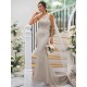 One Shoulder Classic Ruched Sleeveless Bridesmaid Dresses