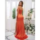 Beautiful Ruched Off-the-Shoulder Sleeveless Bridesmaid Dresses