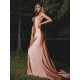 Beautiful Ruched Spaghetti Straps Sleeveless Bridesmaid Dresses