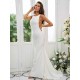 Designer Ruffles Square Sleeveless Bridesmaid Dresses