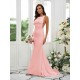 Designer Ruffles Square Sleeveless Bridesmaid Dresses