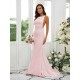 Designer Ruffles Square Sleeveless Bridesmaid Dresses