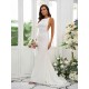 Designer Ruffles Square Sleeveless Bridesmaid Dresses