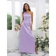 Charming Ruched One Shoulder Sleeveless Bridesmaid Dresses