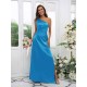 Charming Ruched One Shoulder Sleeveless Bridesmaid Dresses