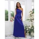 Charming Ruched One Shoulder Sleeveless Bridesmaid Dresses
