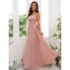 Classy Ruched Chiffon Straps Sleeveless Bridesmaid Dresses