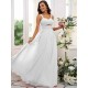 Classy Ruched Chiffon Straps Sleeveless Bridesmaid Dresses