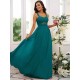 Classy Ruched Chiffon Straps Sleeveless Bridesmaid Dresses