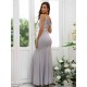 Designer Ruffles Square Sleeveless Bridesmaid Dresses