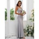 Designer Ruffles Square Sleeveless Bridesmaid Dresses