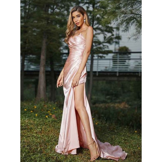 Beautiful Ruched Sweetheart Sleeveless Bridesmaid Dresses