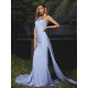 Charming Jersey Ruched One Shoulder Sleeveless Bridesmaid Dresses