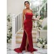 Charming Ruched Square Sleeveless Bridesmaid Dresses
