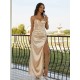 Charming Ruched V-neck Sleeveless Bridesmaid Dresses