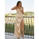 Charming Ruched V-neck Sleeveless Bridesmaid Dresses