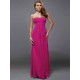 Charming Strapless Sleeveless Ruffles Long Chiffon Bridesmaid Dresses