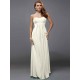 Charming Strapless Sleeveless Ruffles Long Chiffon Bridesmaid Dresses