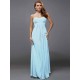 Charming Strapless Sleeveless Ruffles Long Chiffon Bridesmaid Dresses