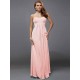 Charming Strapless Sleeveless Ruffles Long Chiffon Bridesmaid Dresses