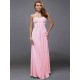 Charming Strapless Sleeveless Ruffles Long Chiffon Bridesmaid Dresses