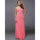 Charming Strapless Sleeveless Ruffles Long Chiffon Bridesmaid Dresses