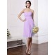 Charming Strapless Sleeveless Pleats Short Chiffon Bridesmaid Dresses
