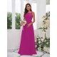 Amazing Chiffon Applique Square Sleeveless Bridesmaid Dresses