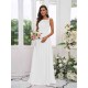 Amazing Chiffon Applique Square Sleeveless Bridesmaid Dresses