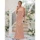 Charming Bowknot One Shoulder Sleeveless Bridesmaid Dresses