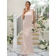 Charming Bowknot One Shoulder Sleeveless Bridesmaid Dresses