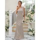 Charming Bowknot One Shoulder Sleeveless Bridesmaid Dresses
