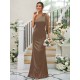 Charming Bowknot One Shoulder Sleeveless Bridesmaid Dresses